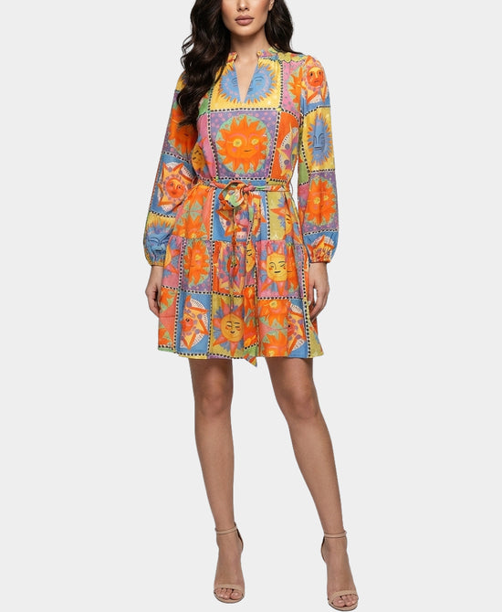 Printed Mini Dress view 1