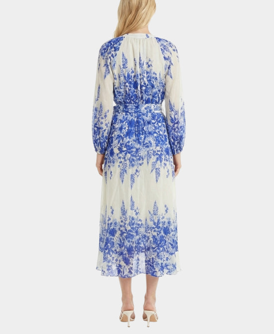 Floral Print Ruffle Maxi Dress view 2