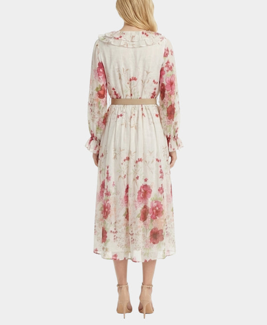 Floral Print Ruffle Maxi Dress view 2