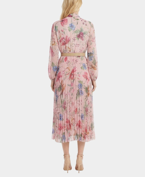 Floral Print Pleated Maxi Dress view 2