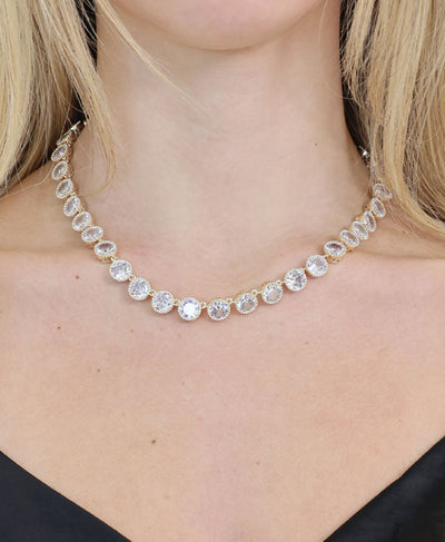 Crystal Tennis Necklace image 1