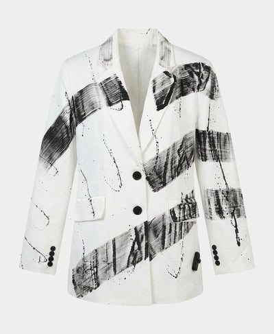 splatter paint blazers