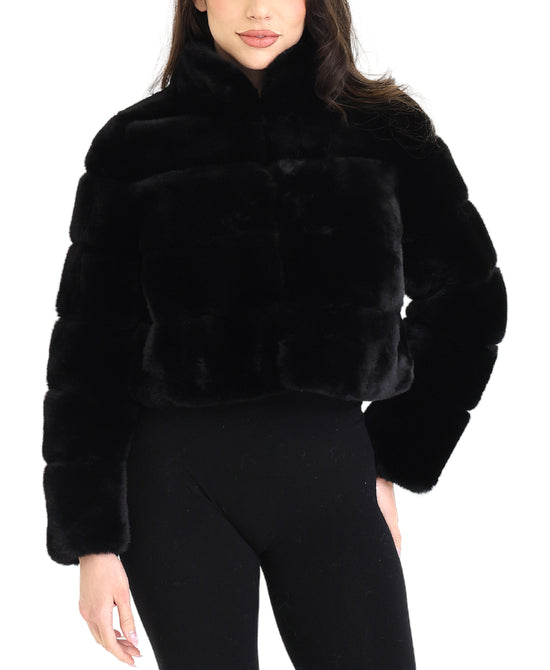 Faux Fur Cropped Jacket view 