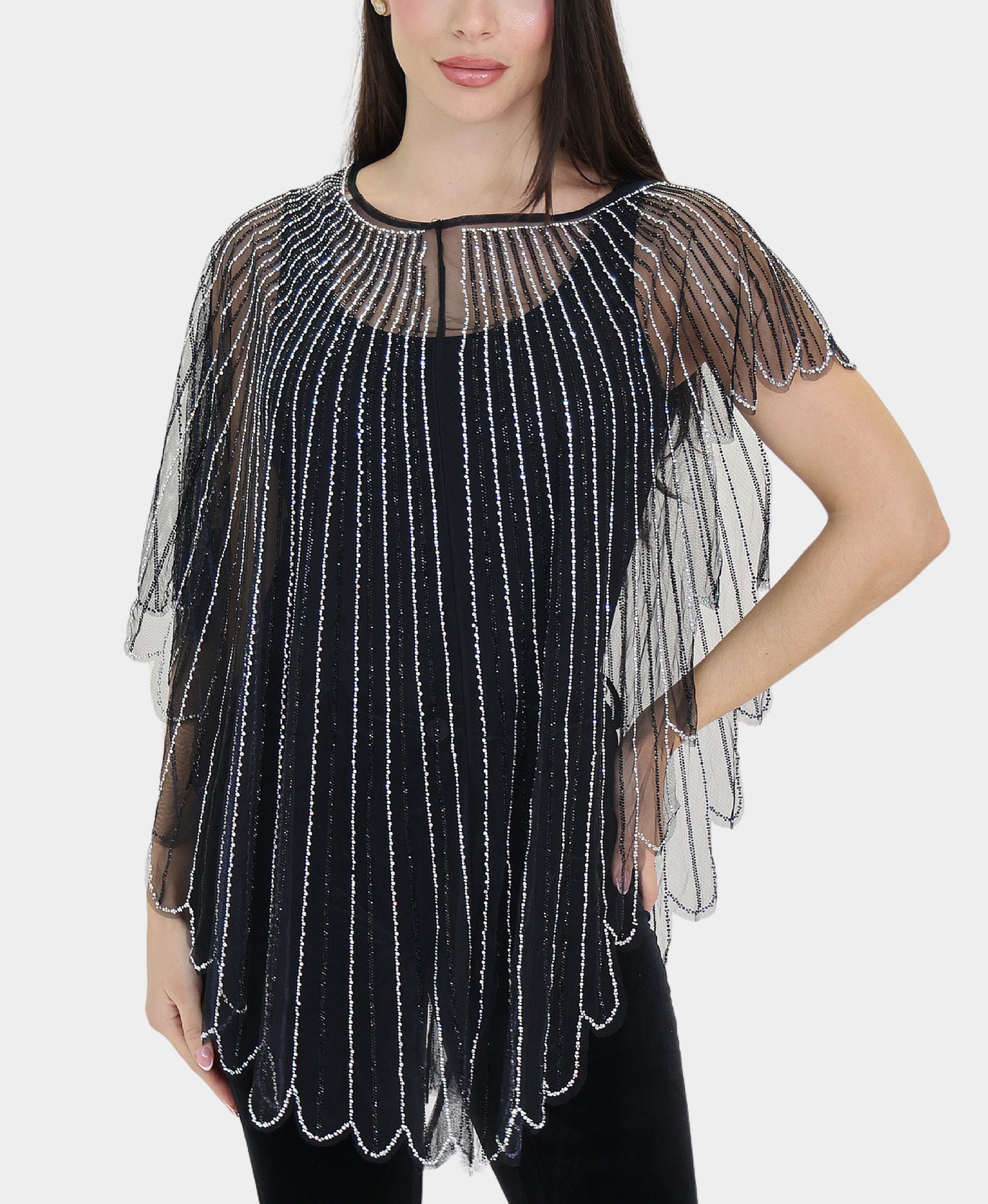 Crystal 7 Way Convertible Shawl view 2