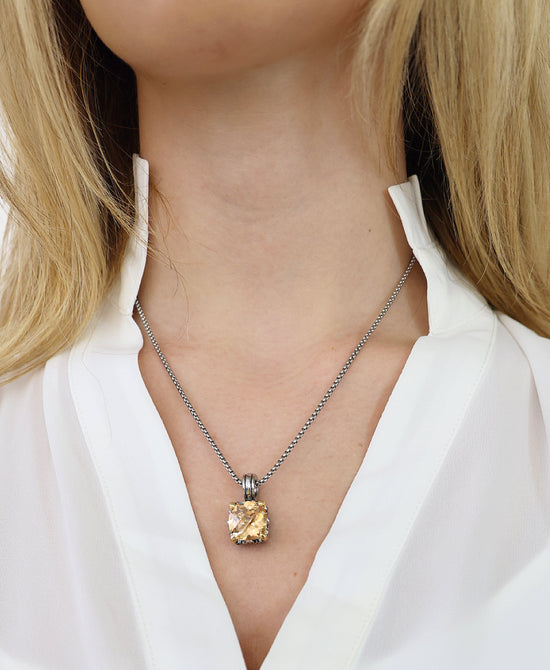 Cubic Zirconia Pendant Necklace view 