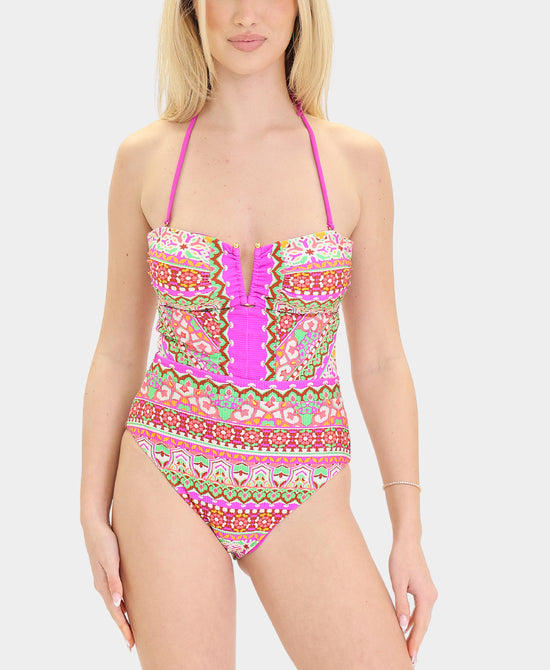 Printed One-Piece Swimsuit view 2