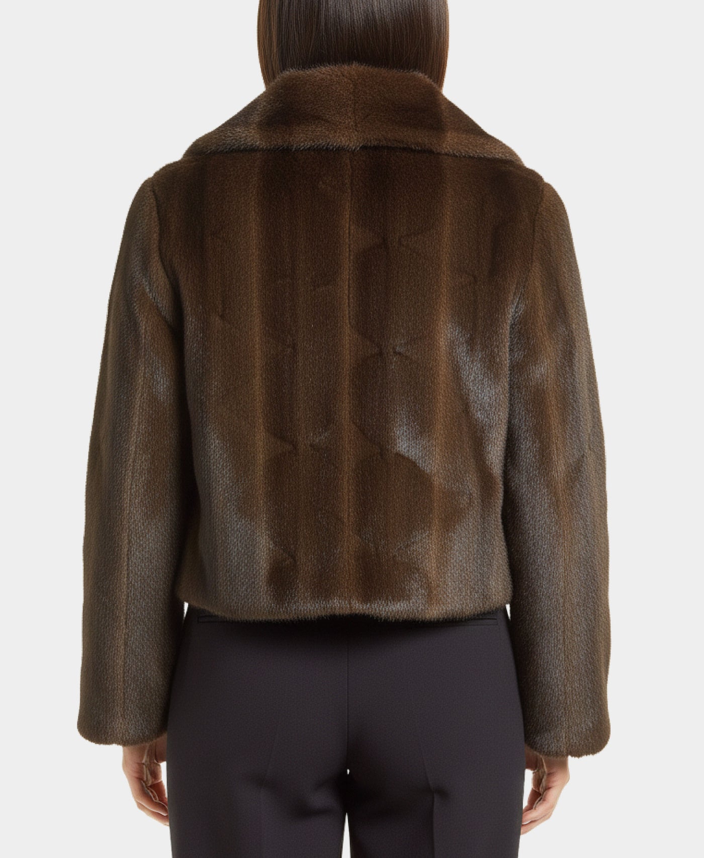 Faux Fur Cropped Jacket view 2