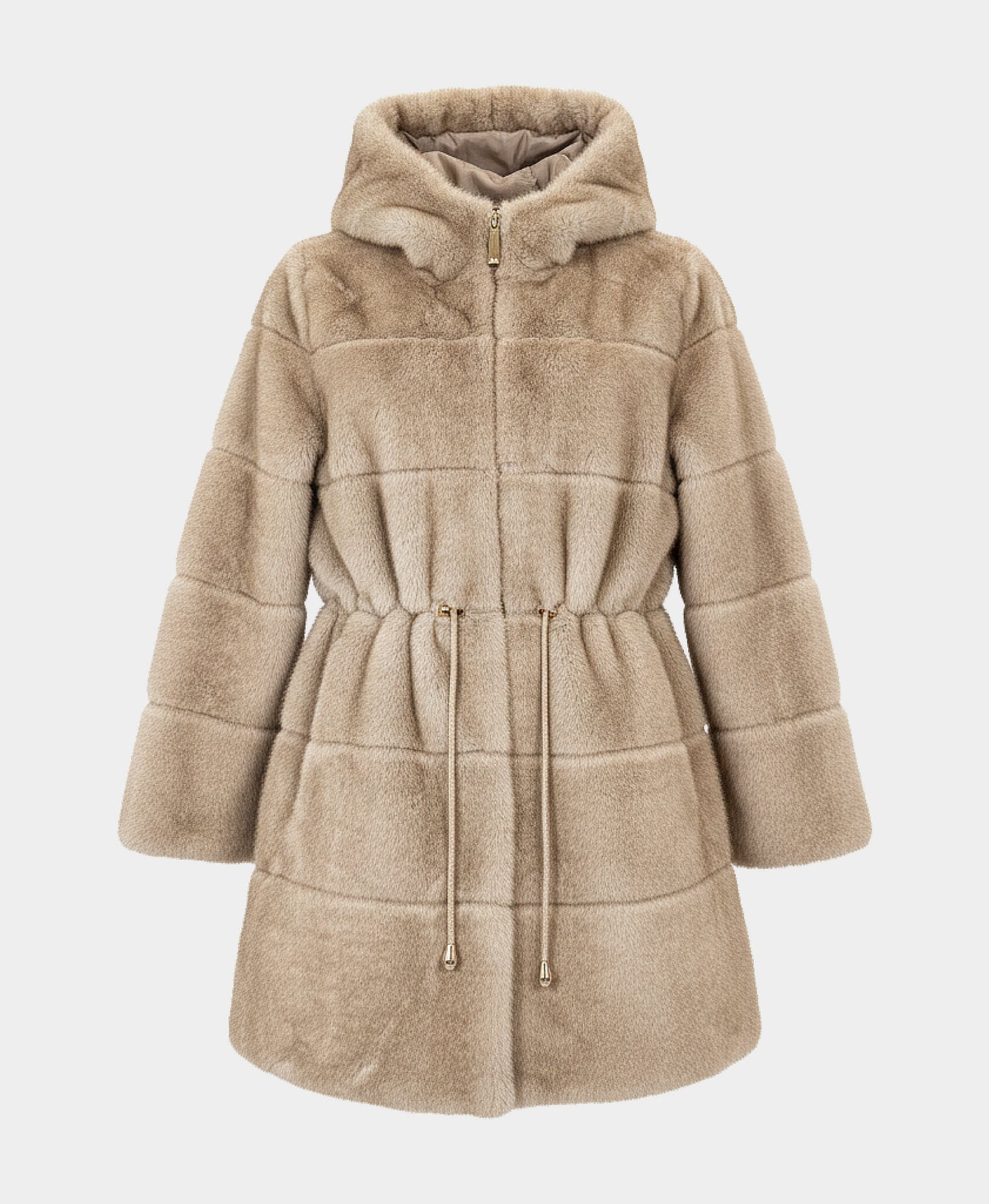 Faux Fur Jacket w/ Hood view 4