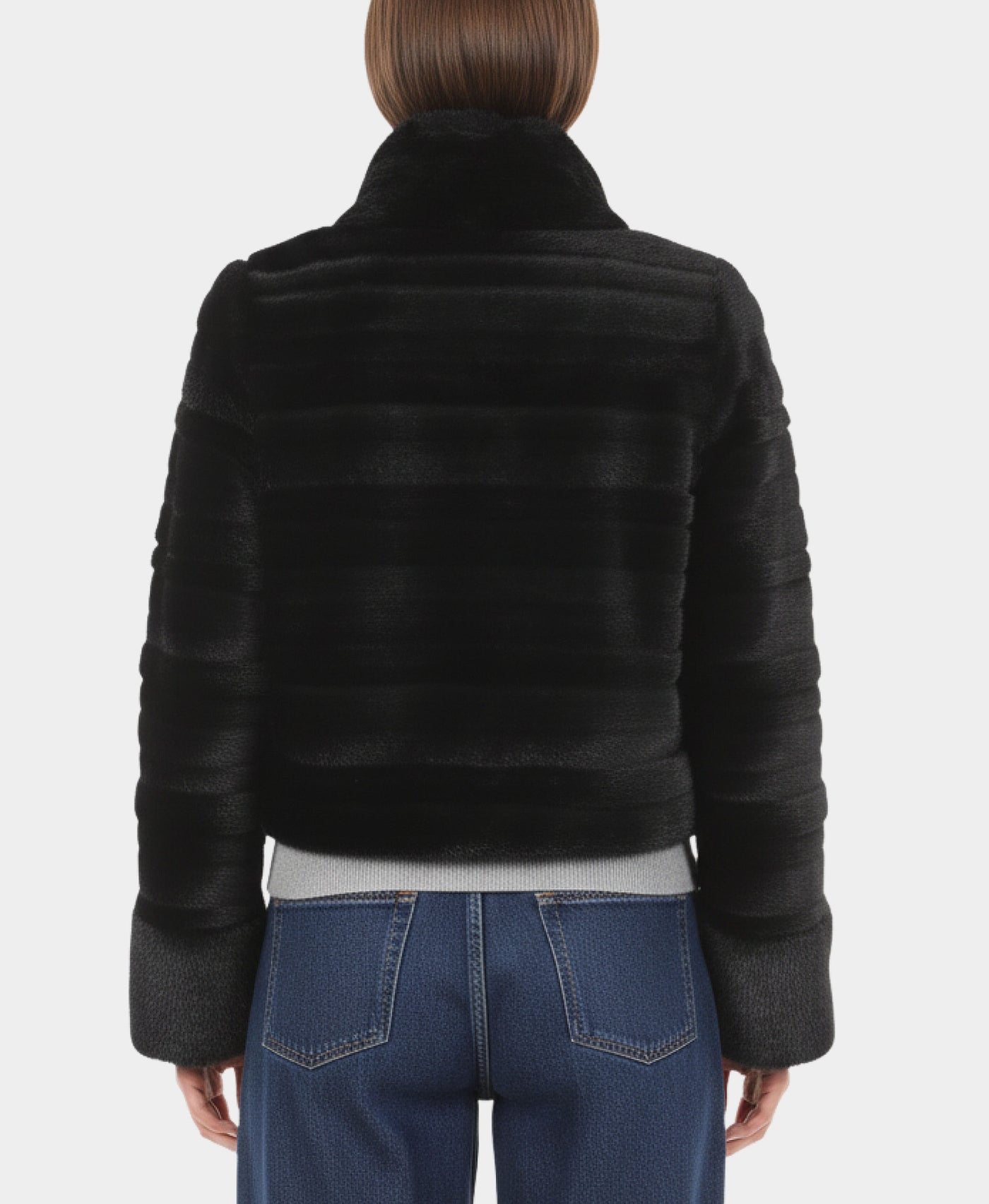 Faux Fur Cropped Jacket view 2