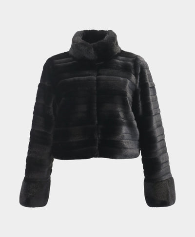 Faux Fur Cropped Jacket image 3