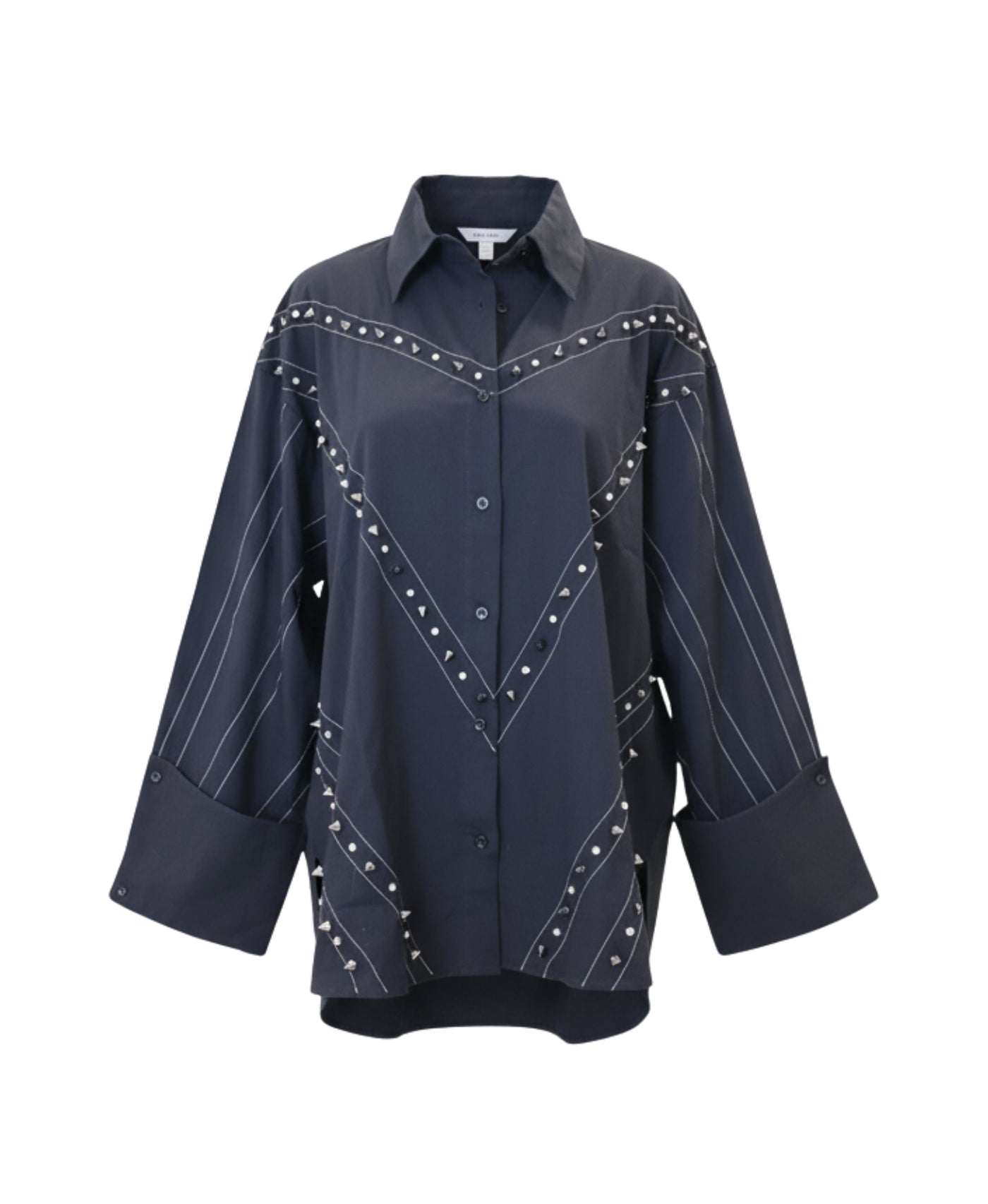 Top w/ Rhinestones & Pointed Studs view 1
