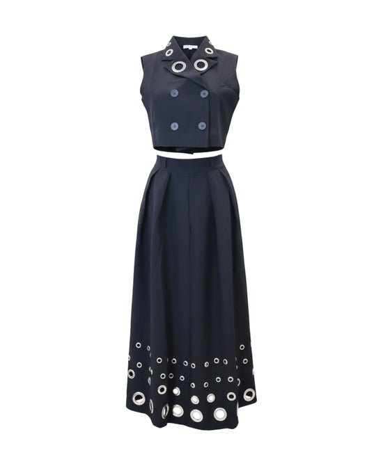 Grommet Top & Skirt - 2 Pc Set view 