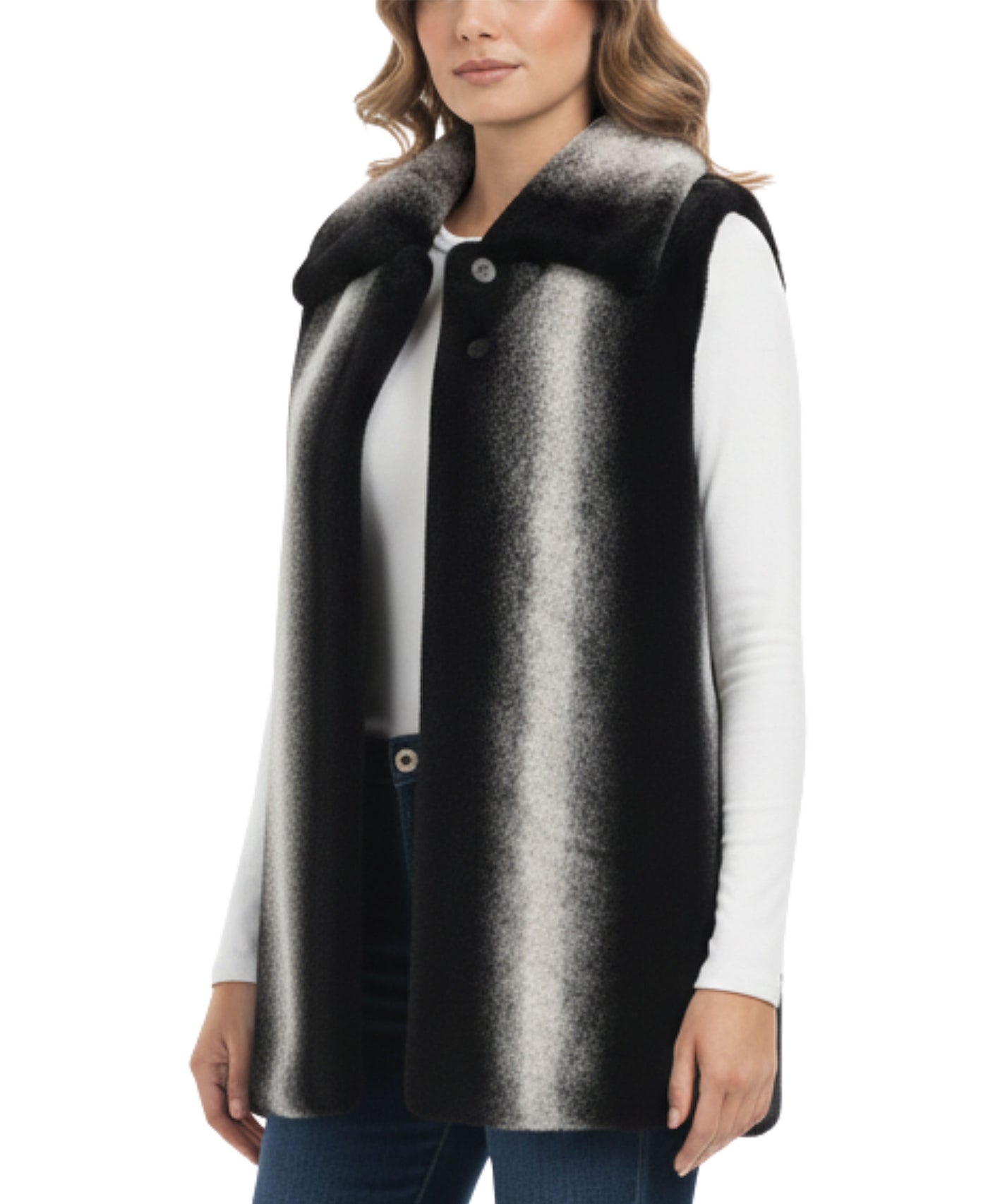 Faux Fur Vest view 1