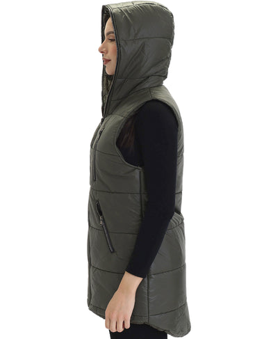 Puffer Vest w/ Hood image 2