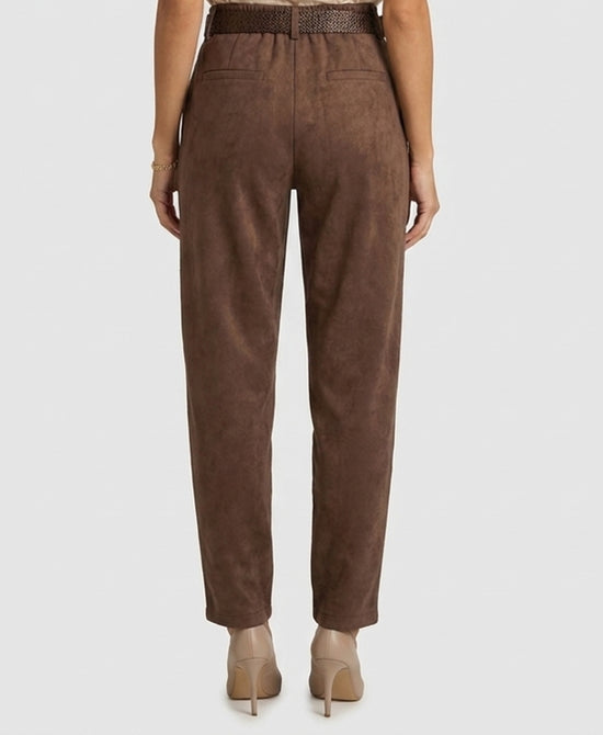 
Faux Suede Pants in BROWN view 2