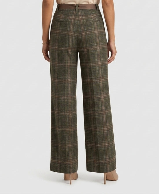 
Plaid Pants in GREEN MULTI view 2