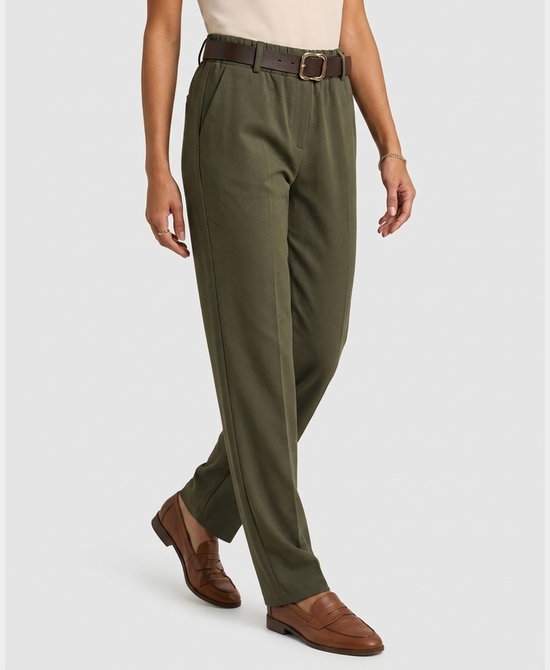 
Straight Leg Pants in OLIVE view 1
