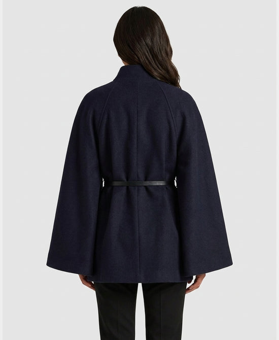 
Cape w/ Belt in NAVY view 2