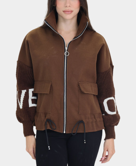 "Love" Sweater Jacket view 