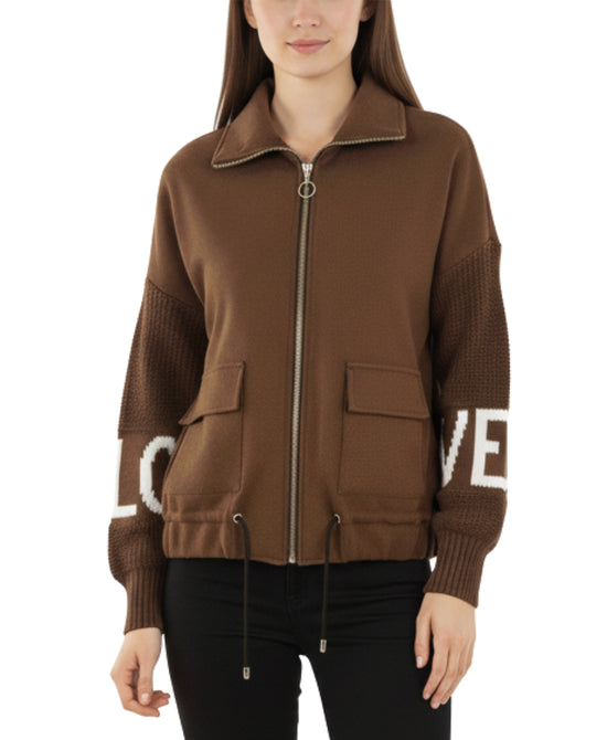 "Love" Sweater Jacket view 