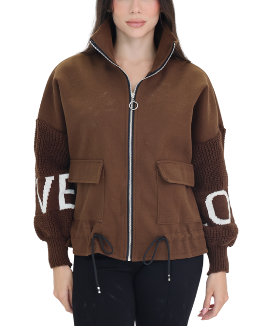 "Love" Sweater Jacket view 