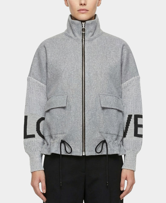 "Love" Sweater Jacket view 