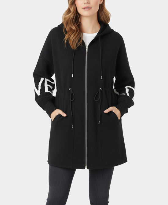 "Love" Hi-Lo Sweater Jacket view 