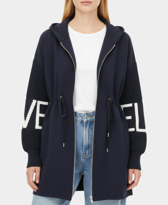 "Love" Sweater Hi-Lo Jacket view 