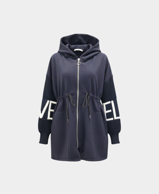 "Love" Sweater Hi-Lo Jacket view 