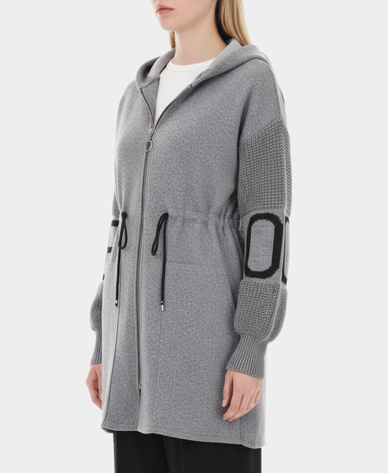 "Love" Hi-Lo Sweater Jacket view 