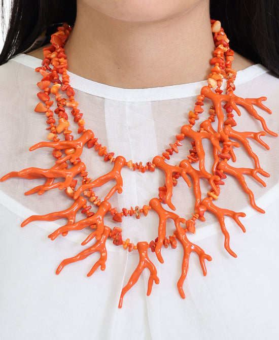 Coral Reef Beaded Necklace view 