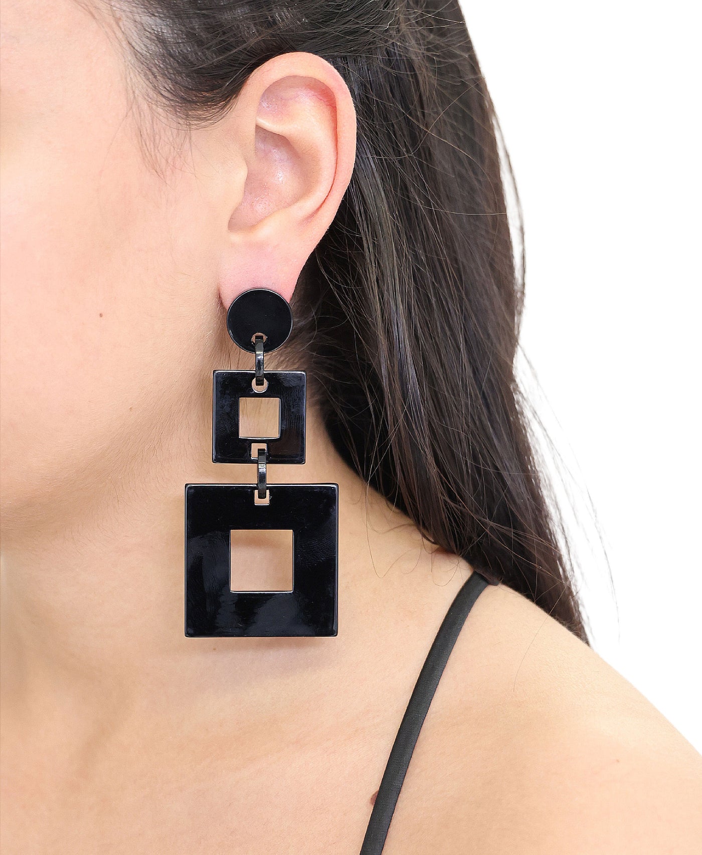 Double Square Earrings view 1