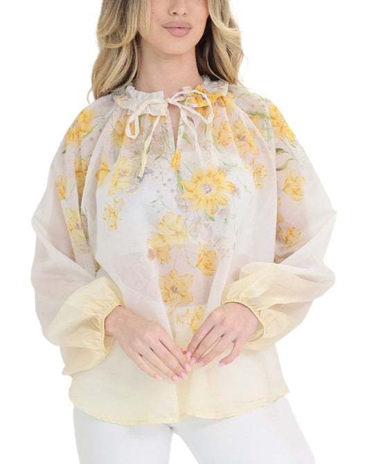 Floral Print Blouse view 