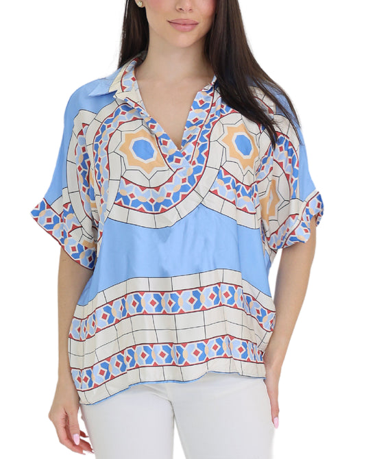 Printed Blouse view 