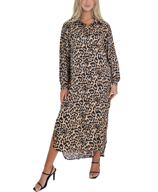 Leopard Print Maxi Dress view 