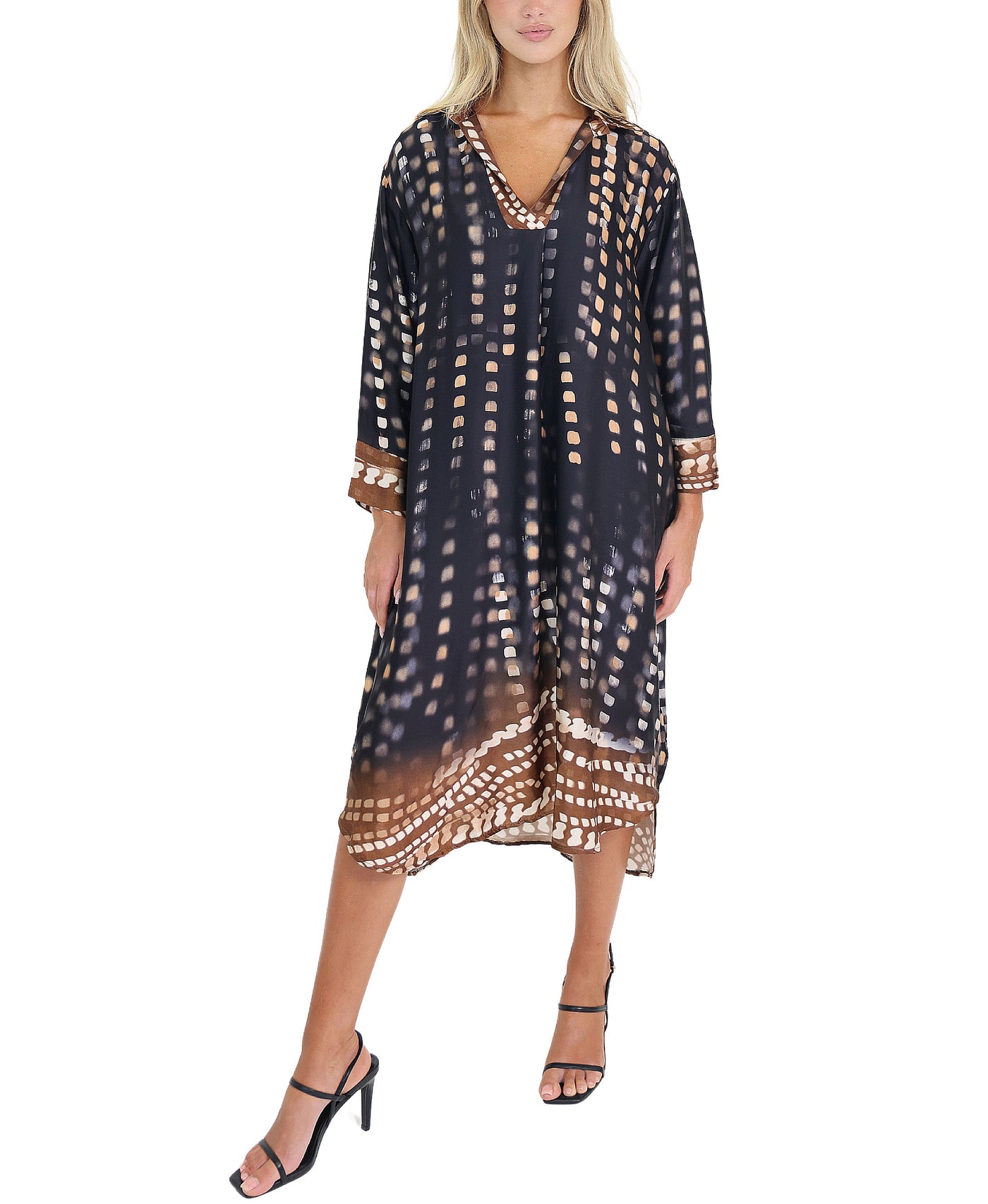 Ombre Print Midi Dress view 1