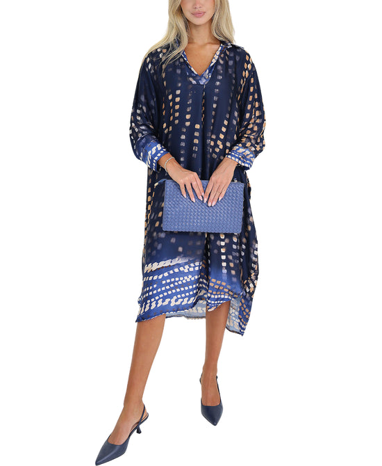 Ombre Print Midi Dress view 