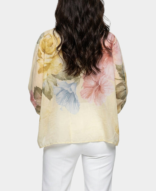 
Floral Print Blouse in YELLOW view 2