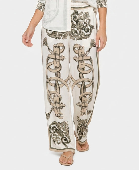 
Printed Pants in IVORY MULTI view 1