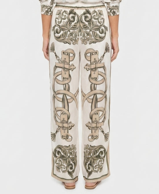 
Printed Pants in IVORY MULTI view 2