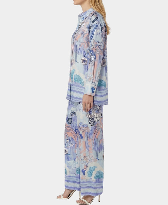 Print Blouse & Pants Set- 2 Pc Set view 2