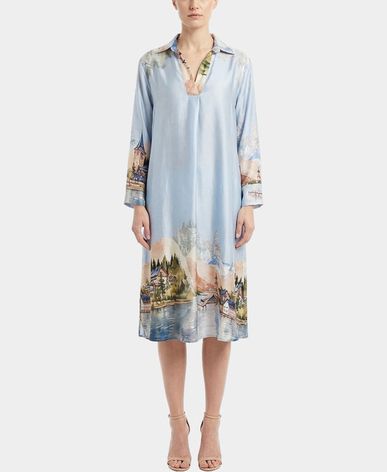 Printed Midi Dress view 1