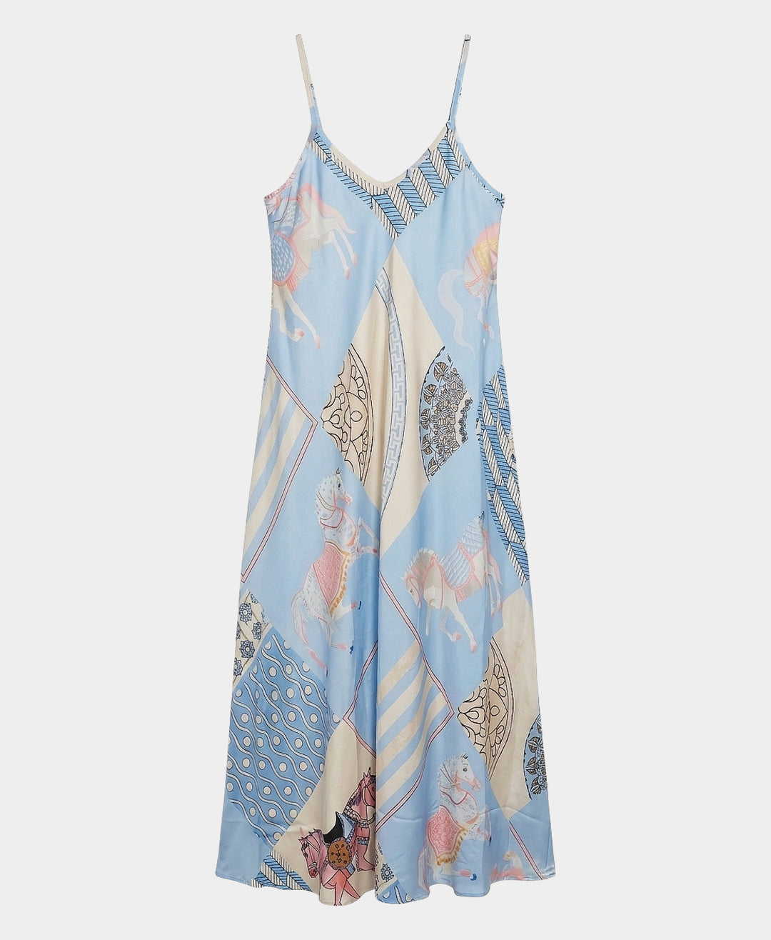 horse maxi dress Charlie Horse Maxi Dress, Blue / L
