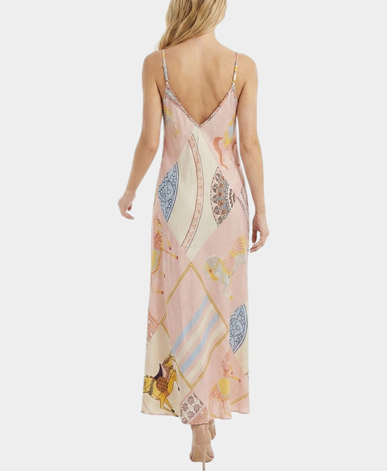 
Horse Print Maxi Dress in BLUSH view 2