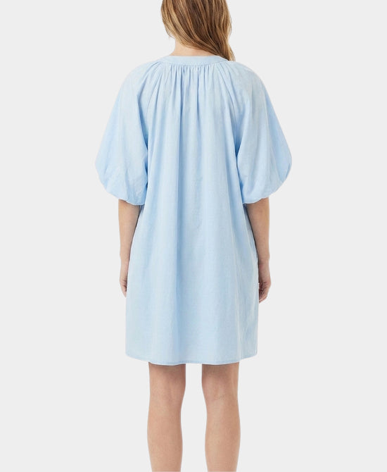 
Bubble Sleeve Dress in BLUE view 2