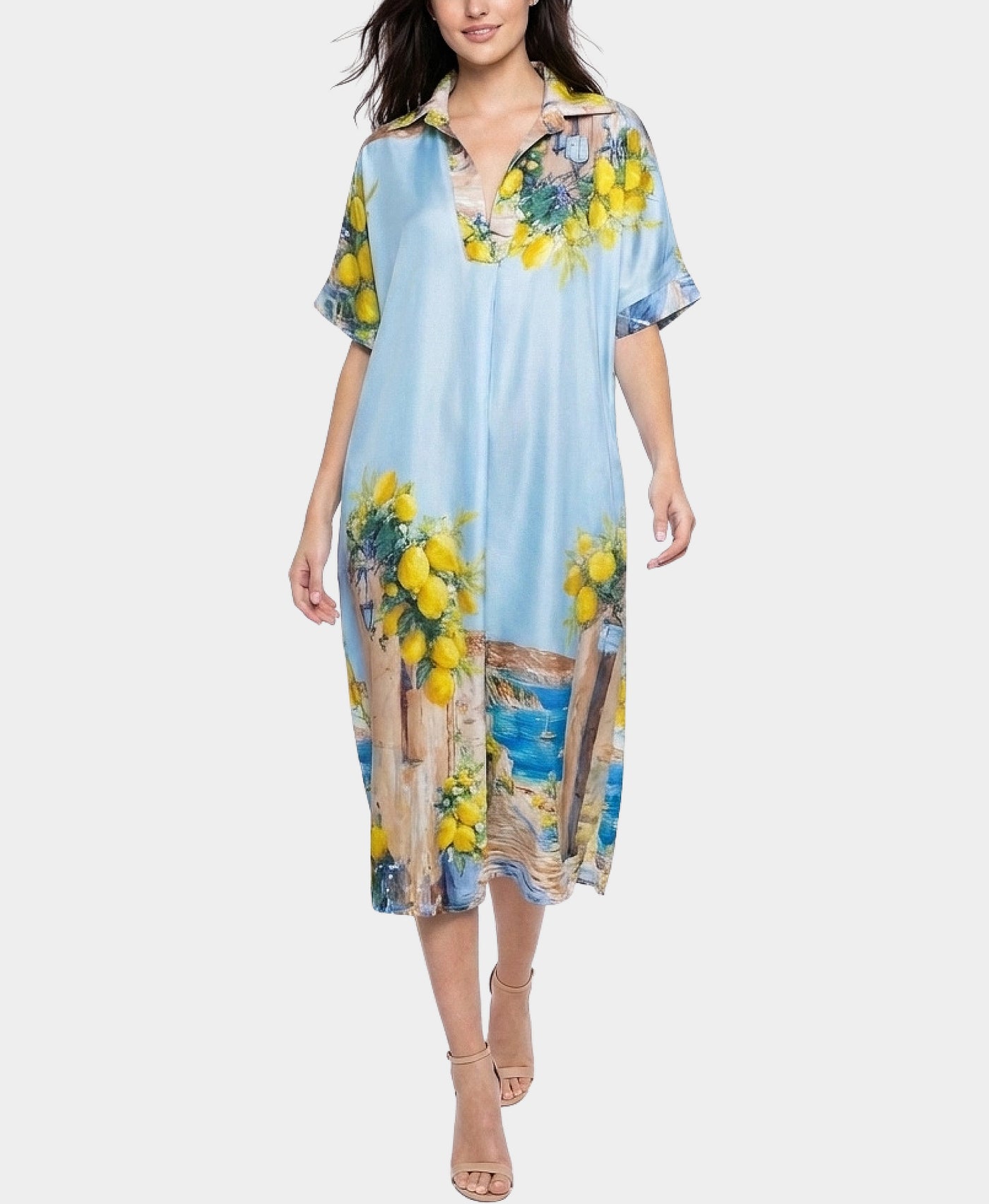 Lemon Print Dress FOX'S - Online Lemon Print Dress FOX'S - Online