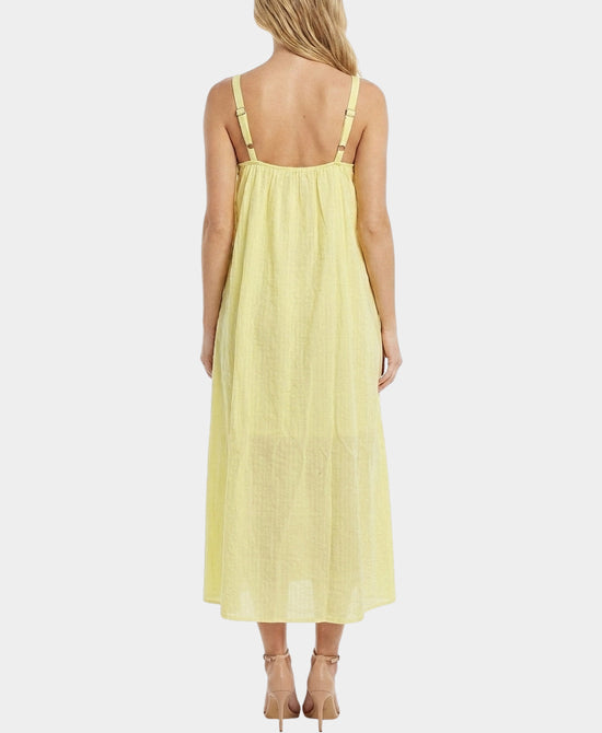 
Linen Maxi Dress in YELLOW view 2