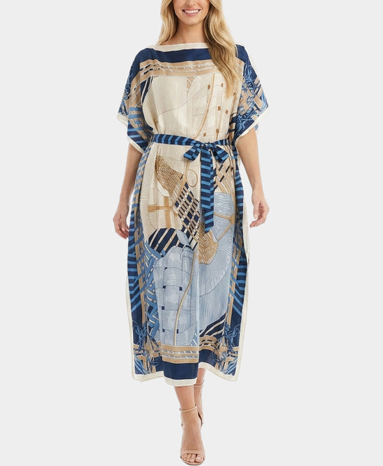
Print Maxi Dress in BLUE view 1