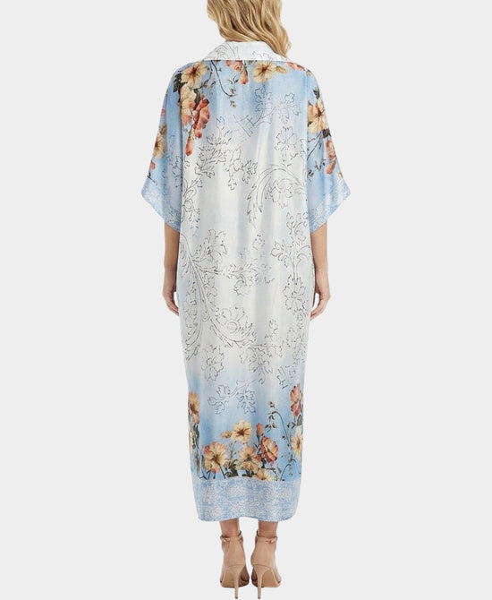 
Floral Print Dress in BLUE MULTI view 2