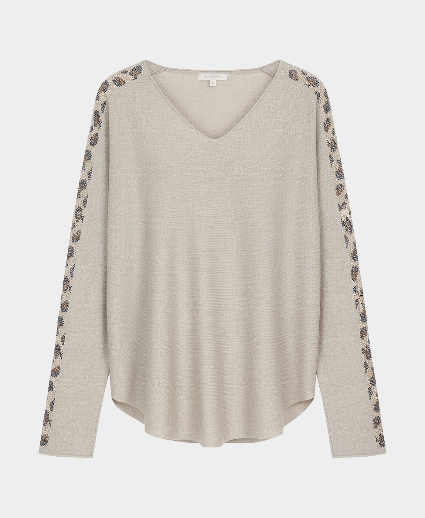 Sweater w/ Crystal Leopard view 2